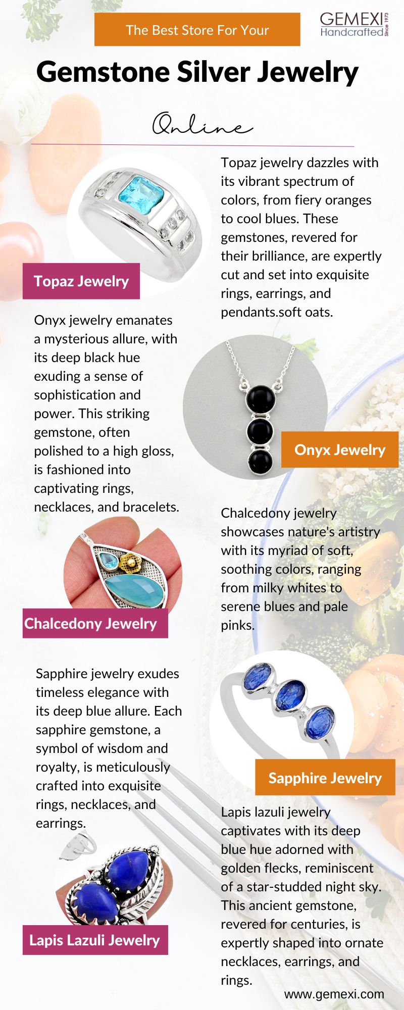 The Best Store For Your Gemstone Silver Jewelry Online